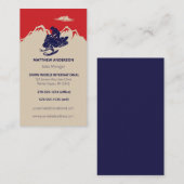 Carte De Visite Location de service de vente de motoneige Vertical (Devant / Derrière)