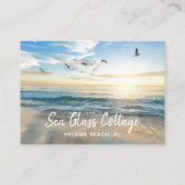 Carte De Visite Location de vacances à Beach House Code QR (Devant)