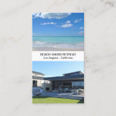 Carte De Visite Location de vacances à Beach House QR Icônes des m (Devant)