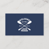 Carte De Visite Location de vacances à Lake House (Dos)