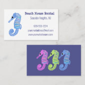 Carte De Visite Location de vacances à Seahorse Beach (Devant / Derrière)