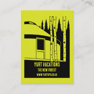 Carte De Visite Location de vacances à Yurt