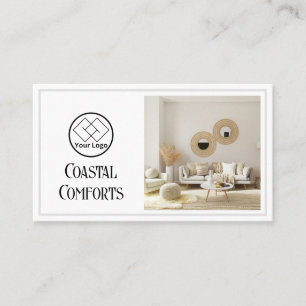 Carte De Visite Location de vacances Logo moderne   Code QR person