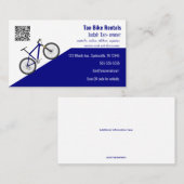 Carte De Visite Location de vélos modifiable (Devant / Derrière)