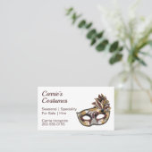 Carte De Visite Location de vêtements fantaisie (Debout devant)