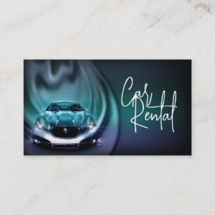 Carte De Visite Location de voiture Blue Flame Service de location