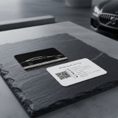 Carte De Visite Location de voitures de luxe noires et blanches mo