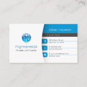 Carte De Visite Location de vol | Taxi de vol (Devant)