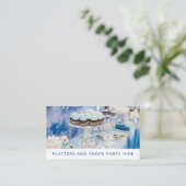 Carte De Visite Location d'événement d'approvisionnement de la par (Debout devant)