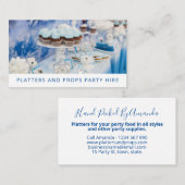 Carte De Visite Location d'événement d'approvisionnement de la par (Devant / Derrière)