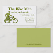 Carte de visite location et réparation de vélos (Devant / Derrière)