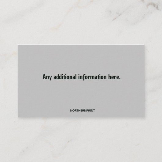 Carte De Visite Location Porta Potty Modifiable (Dos)