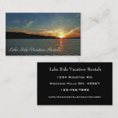 Carte De Visite Location vacances (Devant / Derrière)