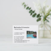 Carte De Visite Locations de vacances (Debout devant)