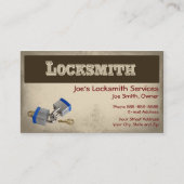 Carte de visite Locksmith (Devant)
