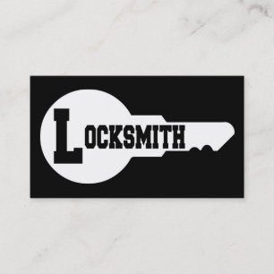 Carte de visite Locksmith Word