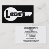 Carte de visite Locksmith Word (Devant / Derrière)