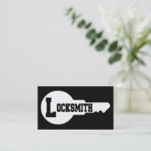Carte de visite Locksmith Word (Debout devant)