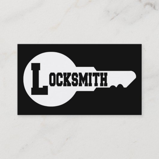 Carte de visite Locksmith Word (Devant)