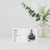 Carte De Visite Locomotive à vapeur (Debout devant)