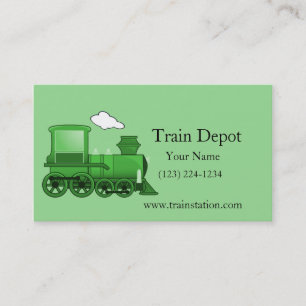 Carte De Visite Locomotive à vapeur