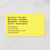 Carte De Visite Loctician Dreadlocks (Dos)