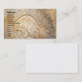 Carte De Visite Log pattern (Devant / Derrière)