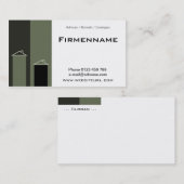 Carte De Visite Logement (Devant / Derrière)
