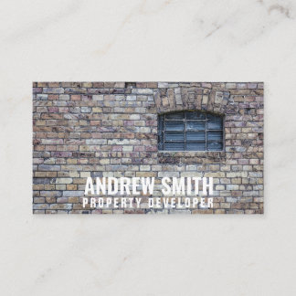 Carte De Visite "Logement en briques" personnalisé (américain)