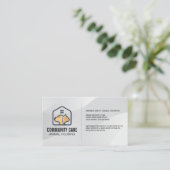 Carte De Visite Logement pour la protection des animaux | Logo du (Debout devant)