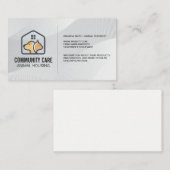 Carte De Visite Logement pour la protection des animaux | Logo du (Devant / Derrière)