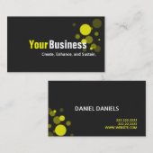 Carte De Visite Logiciel de conception de gestion d'entreprise mod (Devant / Derrière)