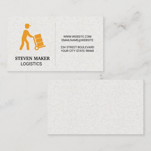 Carte De Visite Logistique (Devant / Derrière)