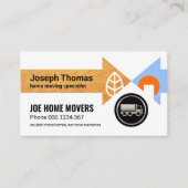 Carte De Visite Logistique Creative Home Moving Flèches (Devant)