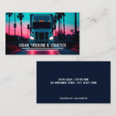 Carte De Visite Logistique du camionnage (Devant / Derrière)