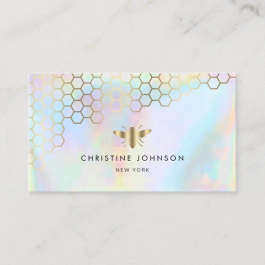 Carte De Visite logo abeille (Devant)