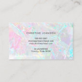 Carte De Visite logo abeille nid d'abeille sur arrière - plan abst (Dos)