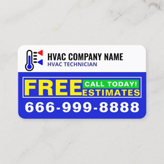 Carte De Visite Logo AC Professionnel (Devis Gratuits), CVC Modern (Devant)
