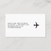 Carte De Visite Logo Air Plane | Voyage (Dos)