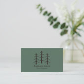 Carte De Visite Logo Arbre - Arbre Chirurgien - Arboriste (Debout devant)