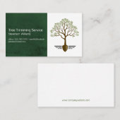 Carte De Visite Logo Arbre et Réflexion | Paysage (Devant / Derrière)