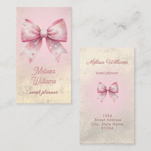 Carte De Visite logo arc (Devant / Derrière)