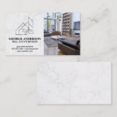 Carte De Visite Logo Architect Immobilier (Devant / Derrière)