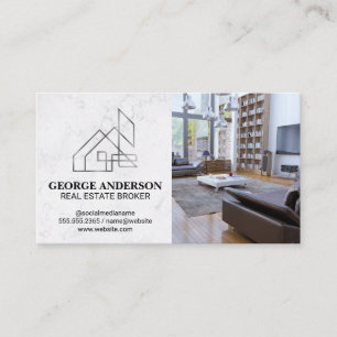Carte De Visite Logo Architect Immobilier