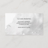 Carte De Visite Logo Architecture des propriétés modernes (Dos)