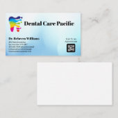 Carte De Visite Logo Artistique des dents | Dentiste (Devant / Derrière)