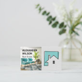 Carte De Visite Logo Artistique Moderne | Intérieur (Debout devant)