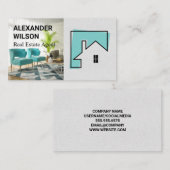 Carte De Visite Logo Artistique Moderne | Intérieur (Devant / Derrière)