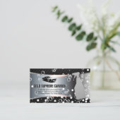 Carte De Visite Logo Auto Car Wash | Bulles de savon (Debout devant)