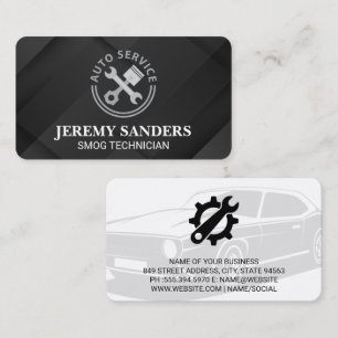 Carte De Visite Logo Auto Fix Industrie des services automobiles